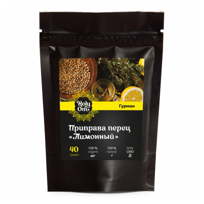 Смесь специй "Перец лимонный" 40 г, Holy Om