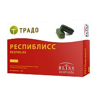 Респиблисс 60 табл., Bliss Ayurveda