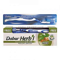 Зубная паста "Ним" (Herb'l Neem) 150 г + зубная щётка, Dabur