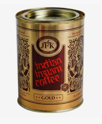 Кофе индийский растворимый Классик (Indian Instant Coffee Gold), 100 г, JFK Кофе индийский растворимый Классик (Indian Instant Coffee Gold), 100 г, JFK