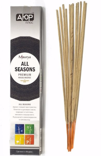 Благовония All Seasons 12 шт., Ayur Plus