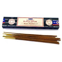Благовония "Nag Champa Black Opium Incense" (Черный Опиум) 15 г, Satya
