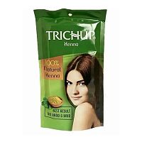 Хна натуральная индийская красящая Trichup 100 г, VASU
