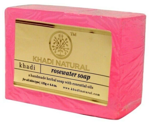 Мыло "Роза" 120 г, Khadi Natural