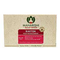 Рактда (Raktda) - при анемии / 100 табл., Maharishi Ayurveda