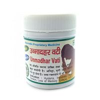Унмадхар Вати (Unmadhar Vati) - успокоительное, при неврозах / 40 г, Adarsh