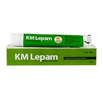 KM Лепам (KM Lepam) - обезболивающая паста от суставной и головной боли / 20 г, Kerala Ayurveda