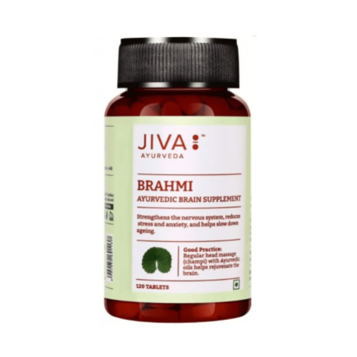 Брахми (Brahmi) - улучшение работы мозга / 120 табл., Jiva Ayurvedic Pharmacy