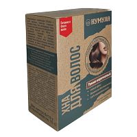 Хна для волос "Тёмно-коричневый" 6х10 г, Kumuda