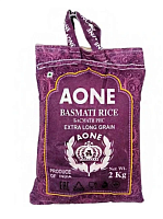 Рис басмати экстрадлинный (AONE Basmati Rice) 2 кг, Nano Sri