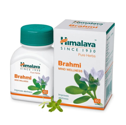 Брахми (Brahmi Mind Welness) - укрепление памяти / 60 табл., Himalaya