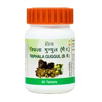 Трифала гуггул (TRIPHALA GUGGUL) 80 табл., PATANJALI