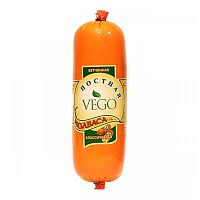 Колбаса вегетарианская ветчинная классическая 400 г, VEGO