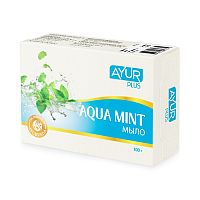 Мыло Аква Мята 100 г, Ayur Plus
