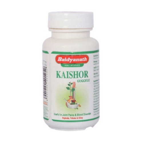 Кайшор Гуггул (Kaishore Gugglu) 80 табл, Baidyanath