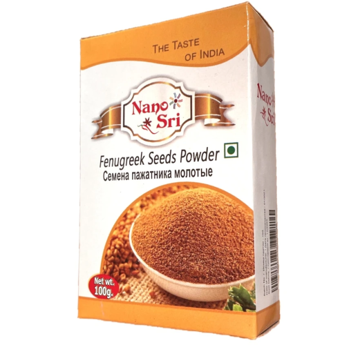 Семена Пажитника Молотые (Fenugreek Seeds powder) 100 г, Nano Sri