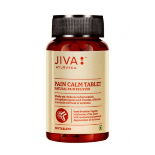 Пэйн Калм - обезболивающее, противовоспалительное / 120 табл., Jiva Ayurvedic Pharmacy