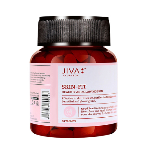 Скин-фит (Skin-Fit) - здоровая и сияющая кожа / 60 табл., Jiva Ayurvedic Pharmacy