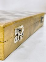 Шахматы ручной работы  (дерево+камень), 25 х 25 х 4,5 см., 10"  ИГШ001