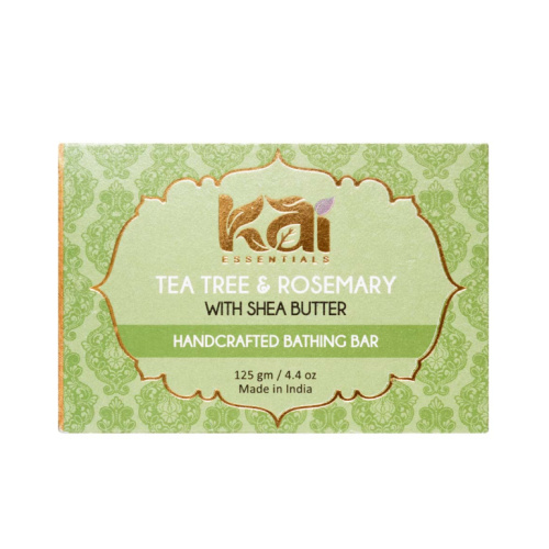 Мыло "Зелёный чай и розмарин с маслом ши" 125 г, Kai Essentials