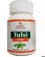 Тулси Гхан (Tulsi Ghan) - имунномодулятор, противокашлевое / 60 капсул., Baps