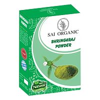 Порошок для волос "Брингарадж" (Bringaraj Powder) 100 г, Sai Organic