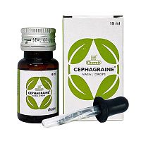 Сефагрейн (Cephagraine Nasal Drops) - капли от насморка / 15 мл, Charak
