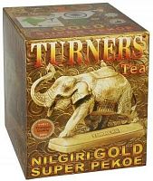 Чай индийский зеленый Nilgiri Gold Super Pekoe 200 г, Turners