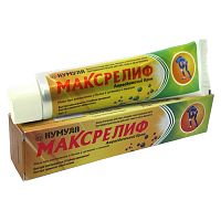 Крем аюрведический "Максрелиф" при воспалении и боли в суставах и мышцах 50 г, Kumuda
