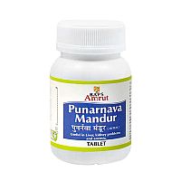 Пунарнава Мандур (Punarnava Mandur) -  улучшениt функции почек / 60 табл., Baps Amrut