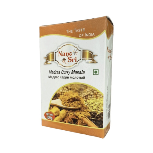 Смесь специй Мадрас карри молотый (Madras curry masala) 100 г, Nano Sri фото 4