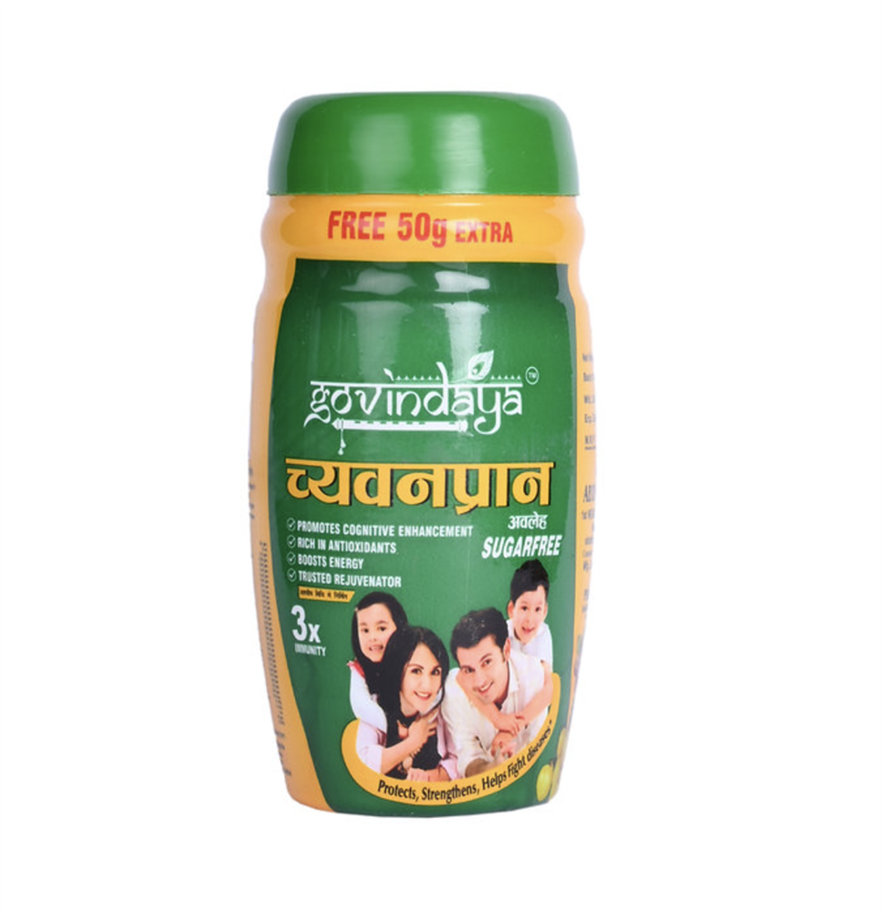 Чаванпраш Авалех без сахара Говиндая (Chyawanprash Avaleha Sugarfree Govindaya), 500 гр