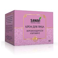 Крем для лица "Морские водоросли и витамин Е" 50 г, Sanavi