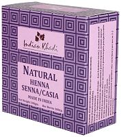 Краска для волос Хна натуральная (Henna Senna / Casia) 100гр., Indian Khadi