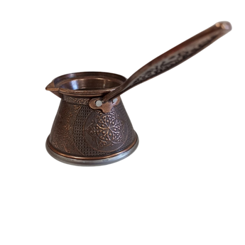 Турка для кофе, бронза, малая, 16 х 8 х 10,5 см. ZAMAK AY101/1 фото 6