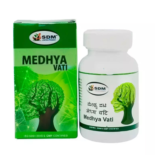 Медха Вати ДC (Medhya Vati DS) - для мозга и памяти 100 табл., SDM