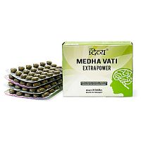 Медха Вати (Medha Vati) - для улучшения работы мозга / 120 табл., Patanjali