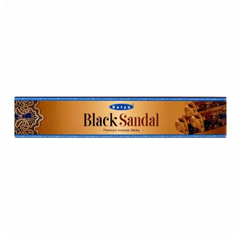 Благовония премиальные Black Sandal 15 г, Satya