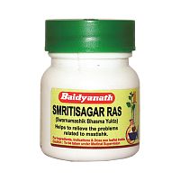 Смритисагар Рас (Smritisagar Ras) от нервных расстройств 80 табл., Baidyanath