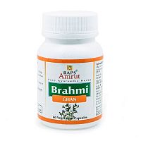 Брахми Гхан вати (Brahmi ghan) улучшение памяти и работы мозга 60 капс, Baps Amrut