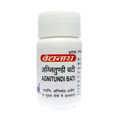 Агнитунди Вати (Agnitundi Bati) при расстройстве жкт, несварении 80 табл., Baidyanath
