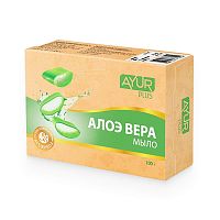 Мыло Алоэ Вера 100 г, Ayur Plus
