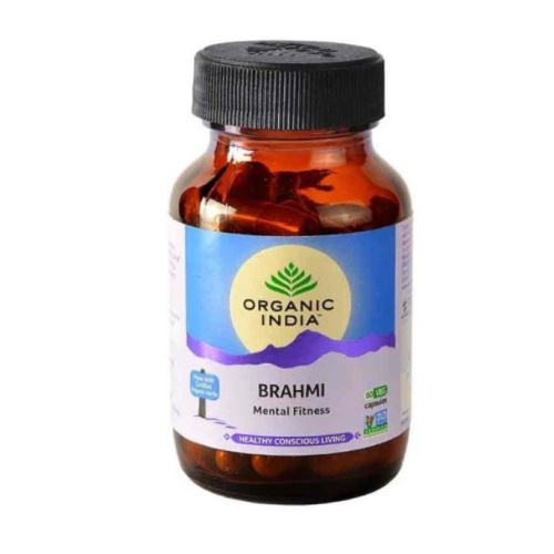 Брахми (Brahmi)  - мозговой тоник, для памяти 60 капс., Organic India