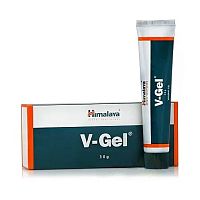 Ви-Гель (V-gel) - женское здоровье, для интимной гигиены  / 30 г, Himalaya Herbals