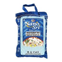 Рис басмати индийский (Indian Basmati Rice) 1 кг, Nano Sri