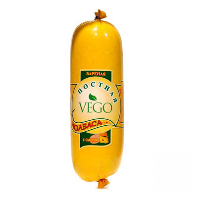 Колбаса вегетарианская варёная с сыром 400 г, VEGО