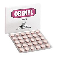 Обенил - снижение веса, нормализация обмена веществ, профилактика диабета 30 табл., Charak