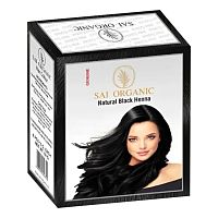 Хна для волос "Чёрный" (Natural Black) 6 пак. по 10 г, Sai Organic