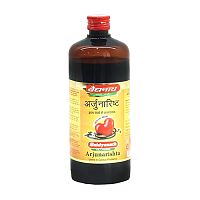Арджуна аришта (Arjunarishta) - здоровье сердца / 450 мл, Baidyanath