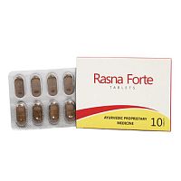 Расна Форте (RASNA FORTE) - при заболеваниях суставов / 10 табл, AYURCHEM